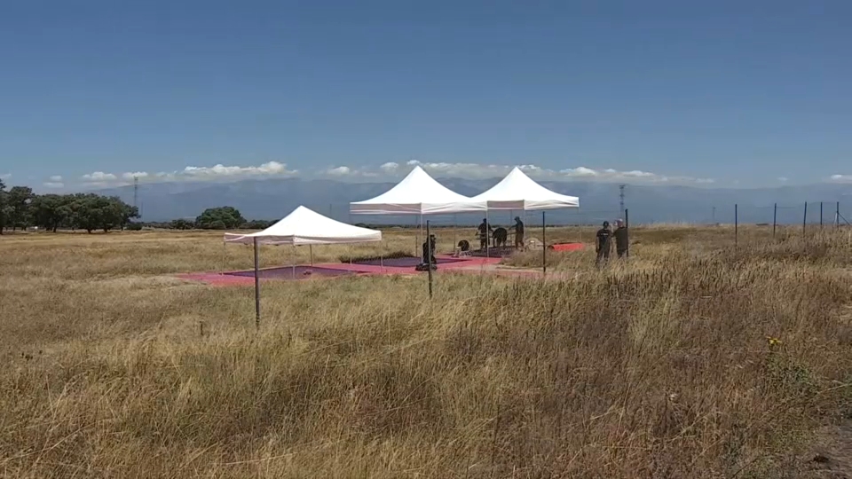 Preparativos para la primera piedra de la gigafactoría en Navalmoral