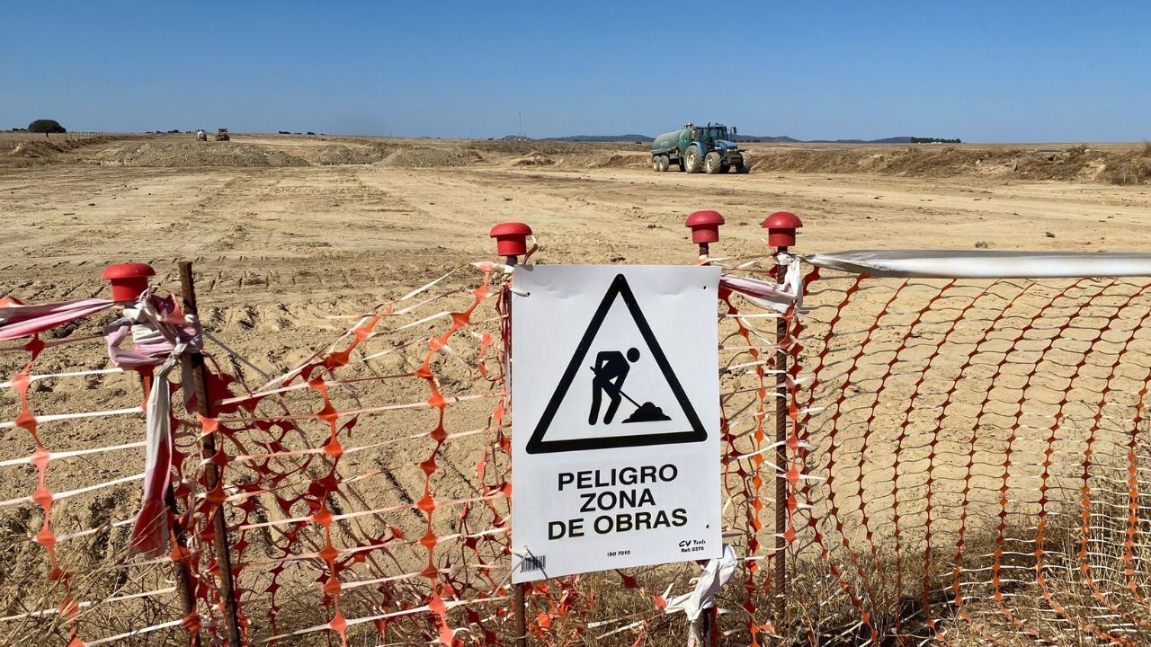 Obras de la futura autovía que conecte Cáceres con Badajoz