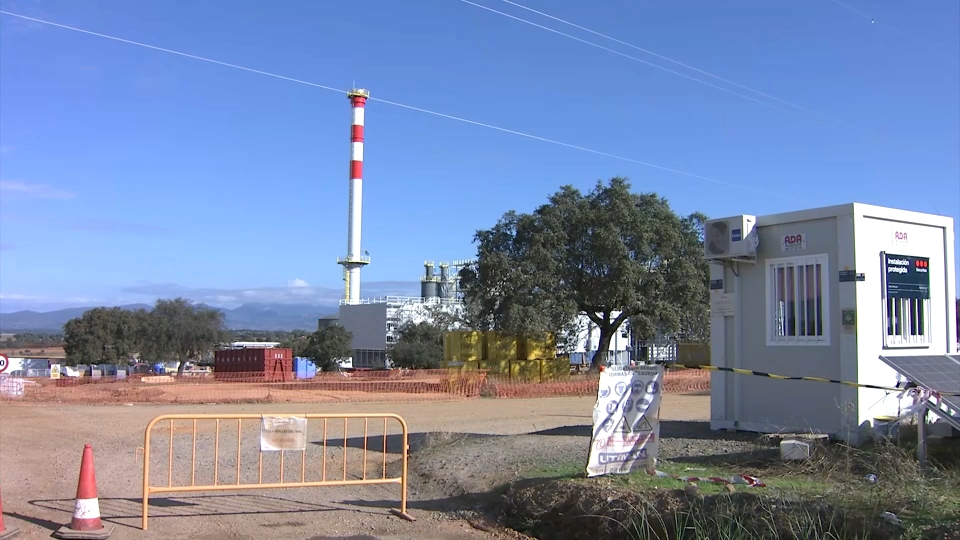 Accidente en la planta de biomasa de Logrosán