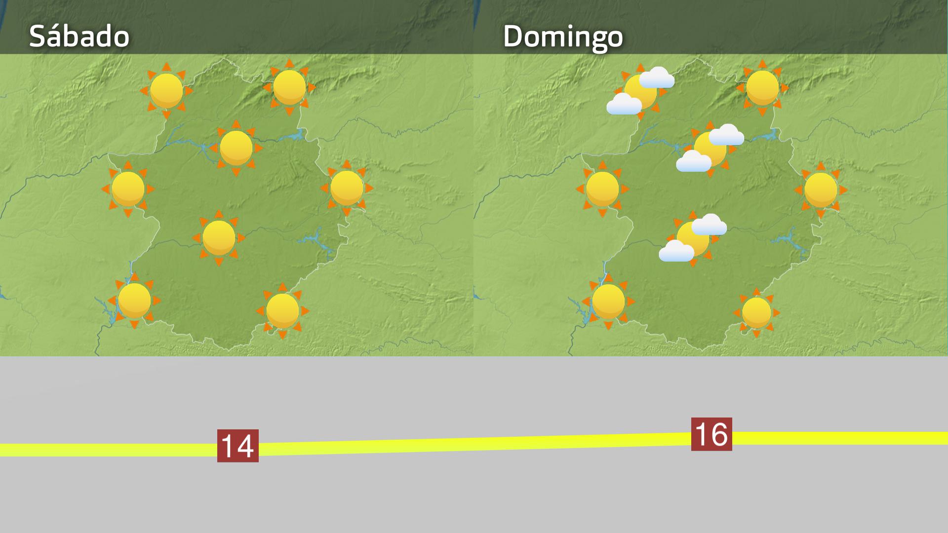 Mapa de previsión del 21 y 22 de diciembre