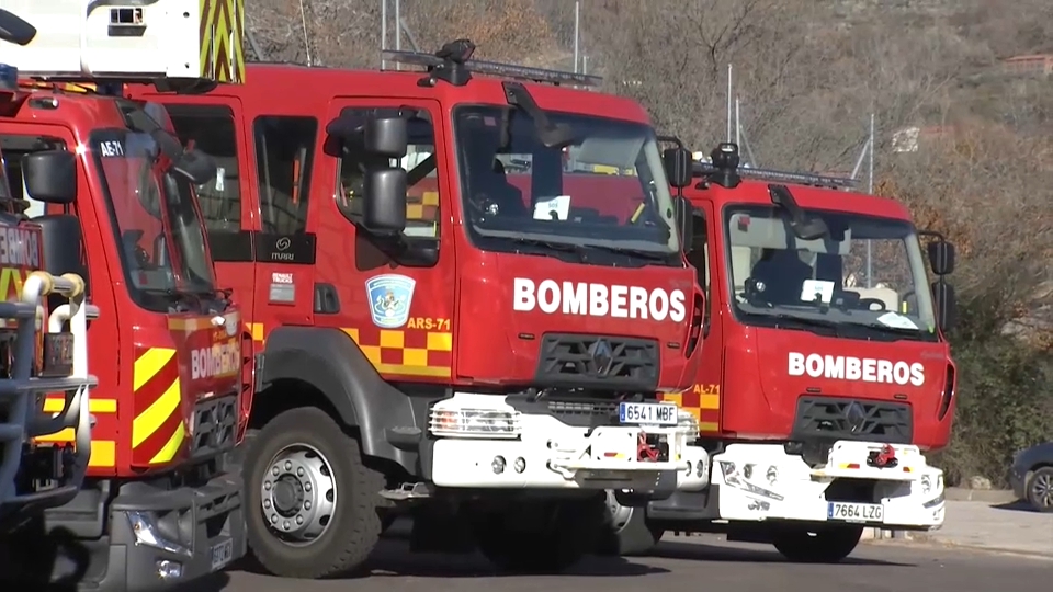 Incendio de grandes proporciones en una vivienda de Robledollano 