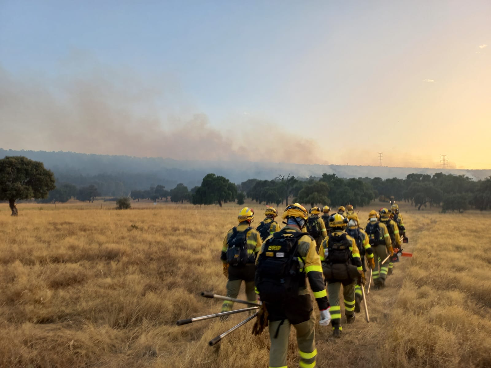 El INFOEX desactiva el nivel 1 en el incendio de Talarrubias