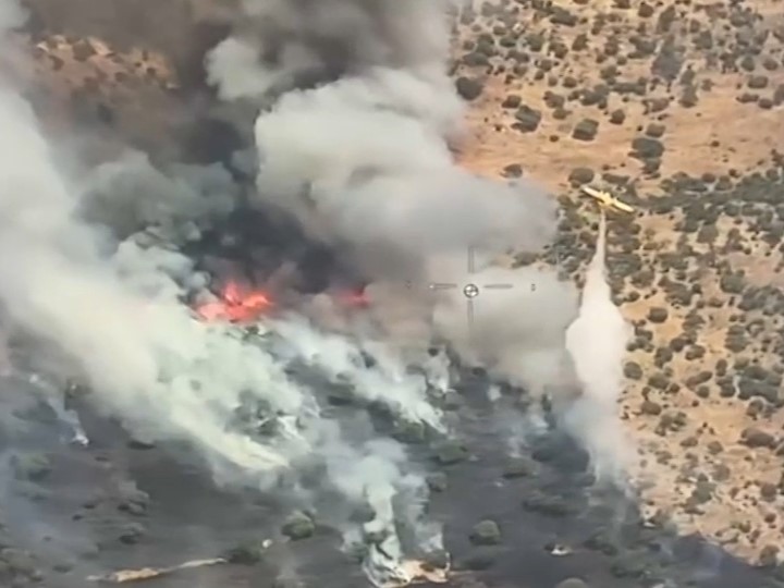 Incendio cerca de Plasenzuela