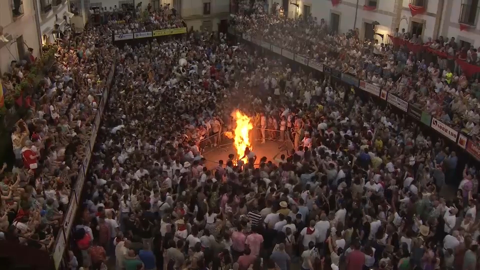Quema del capazo en Coria