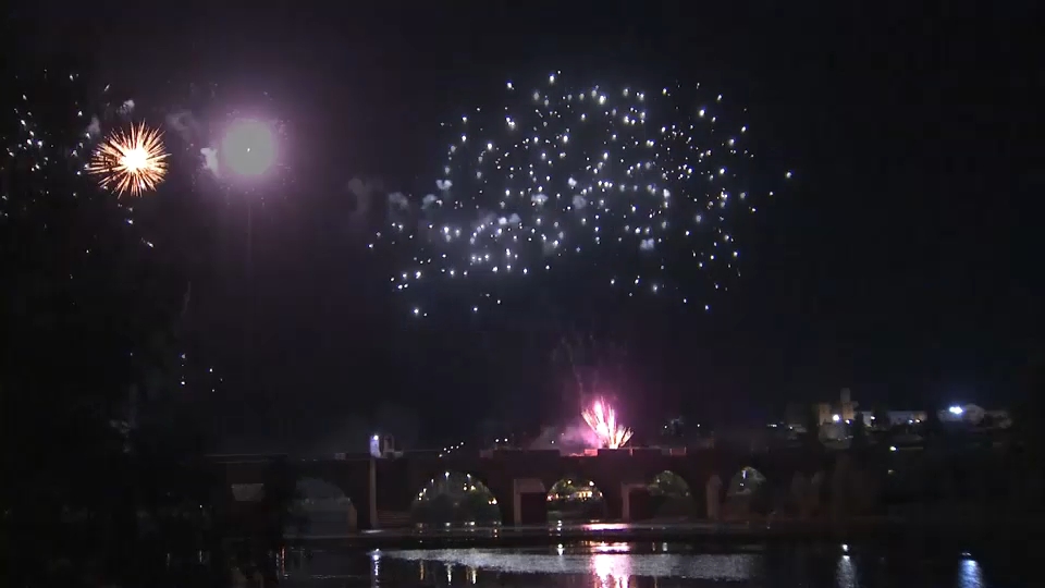 Fuegos artificiales en Badajoz