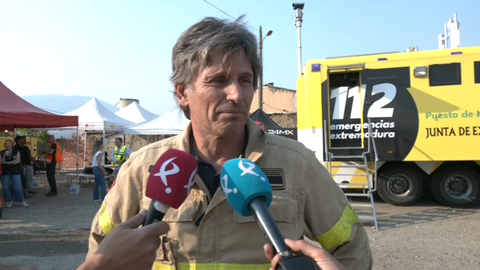 Ferrán García, subinspector de bomberos de la Generalitat