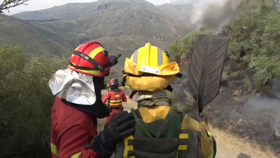 Extremadura es la tercera CCAA con más hectáreas quemadas en la ola de incendios, con 44.480, según Copernicus