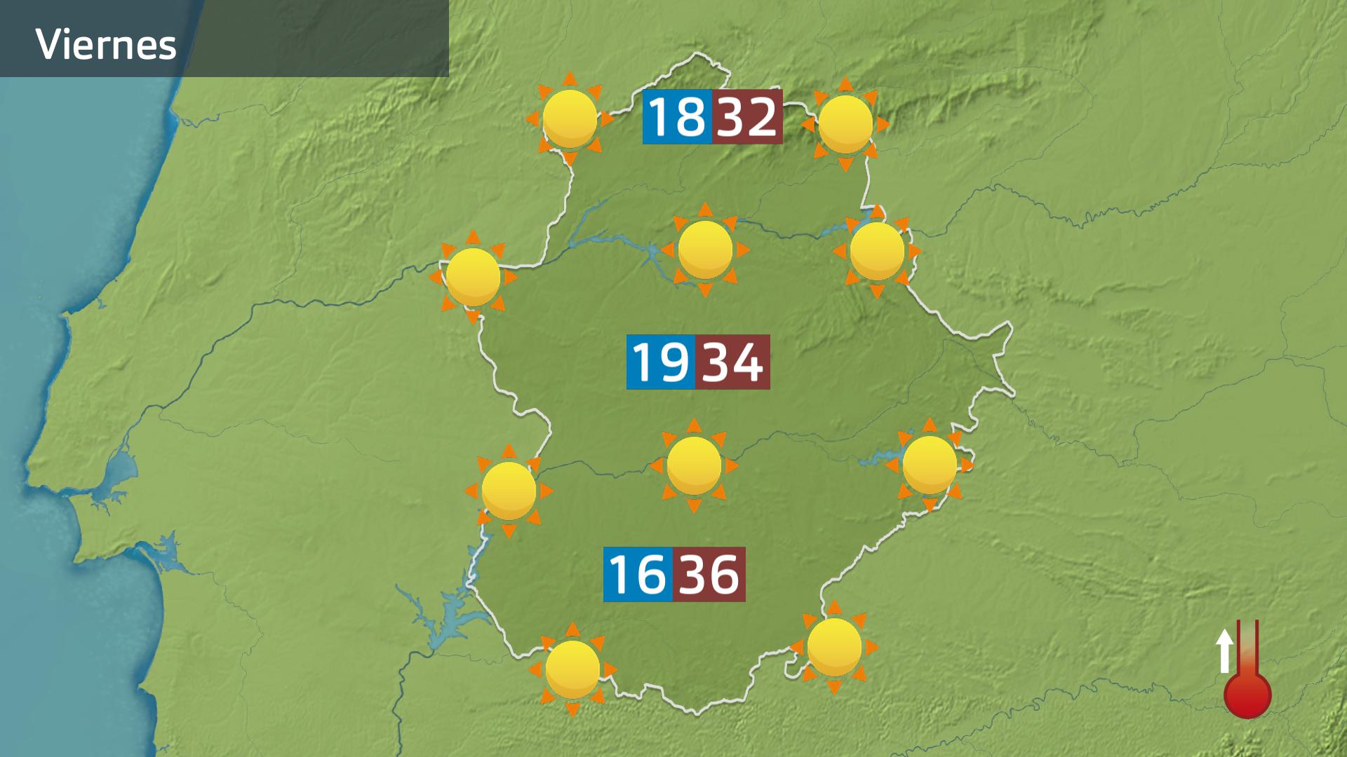 Mapa de previsión del 22 de agosto