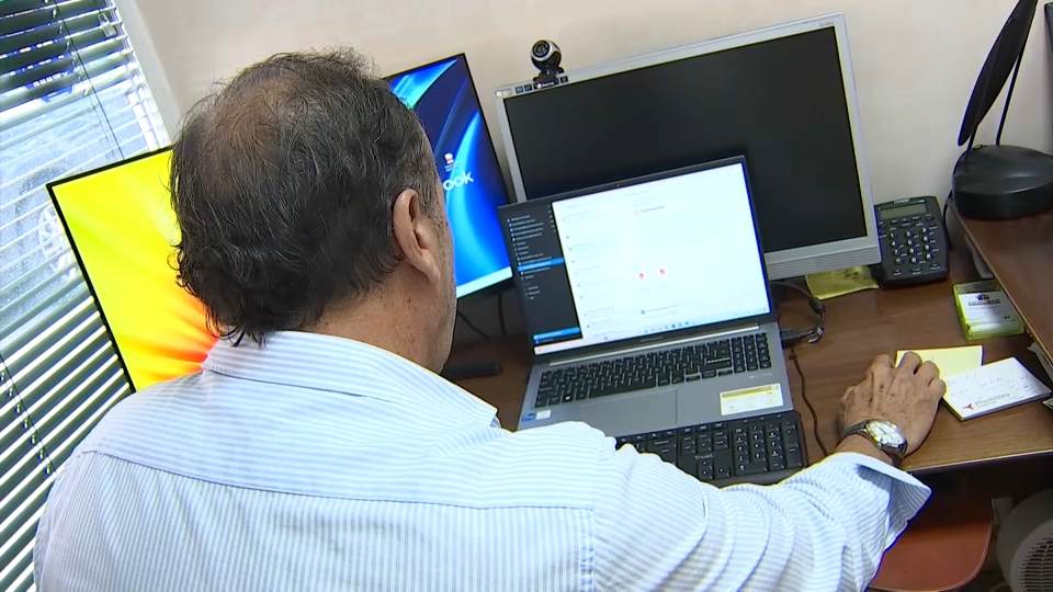 Autónomo trabajando