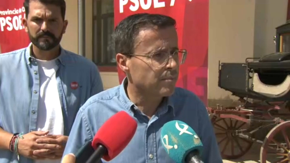 Miguel Ángel Gallardo, secretario general del PSOE en Extremadura