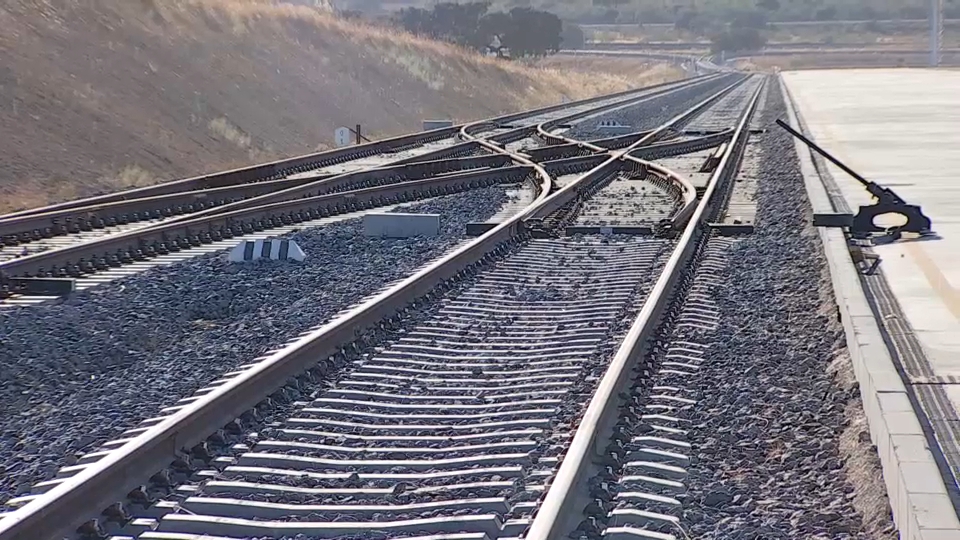 Línea ferroviaria en Expacio Mérida