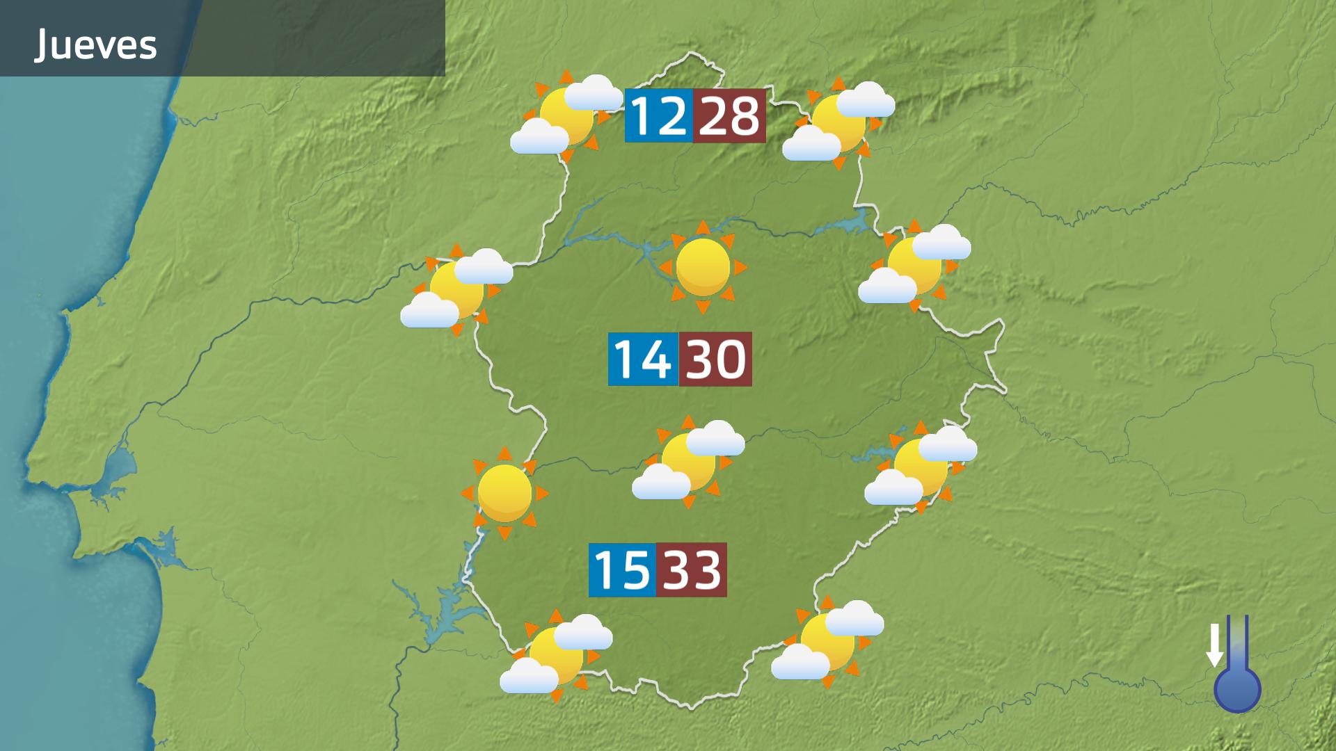 Mapa de previsión del 4 de septiembre 
