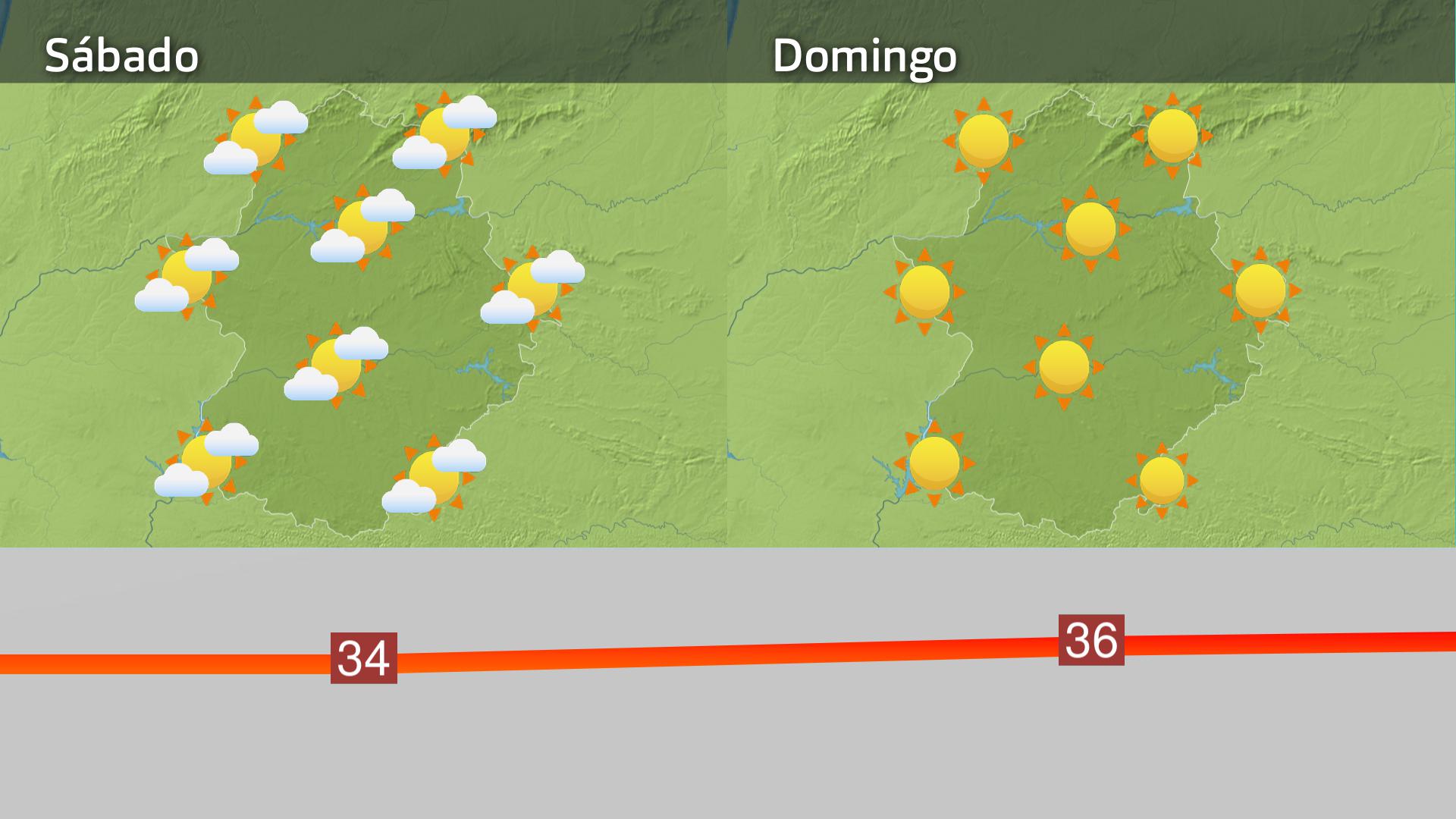 Mapa de previsión del 13 de septiembre