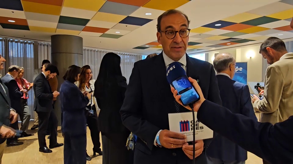 Rafael Mateos, alcalde de Cáceres, en Bruselas