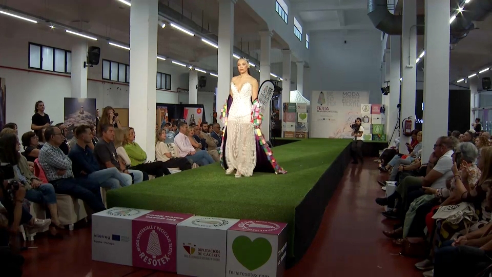 Pasarela de moda hispano-lusa durante Resotex, en Plasencia