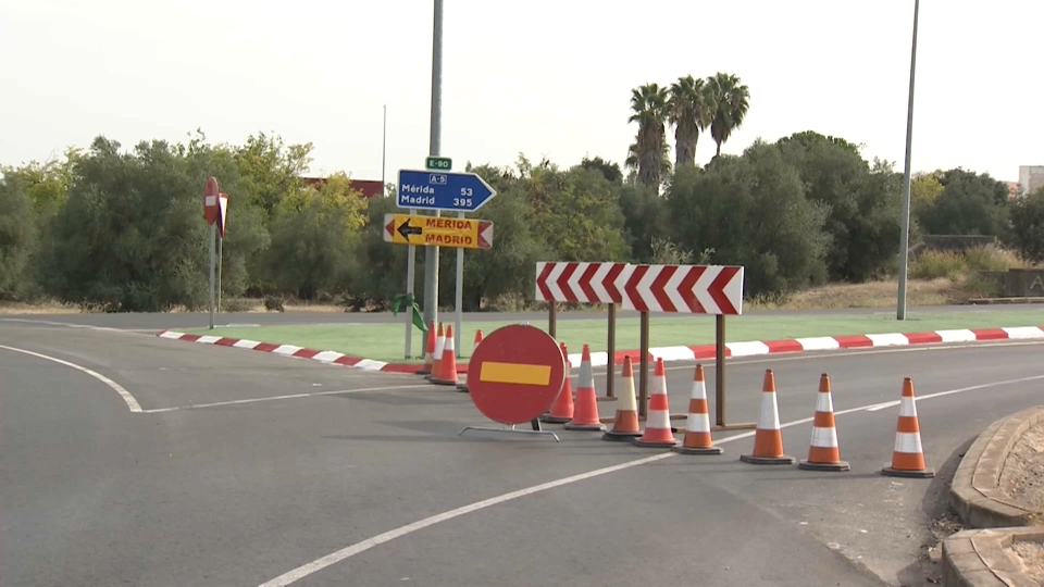 Nuevo corte en la A-5 a su paso por Badajoz