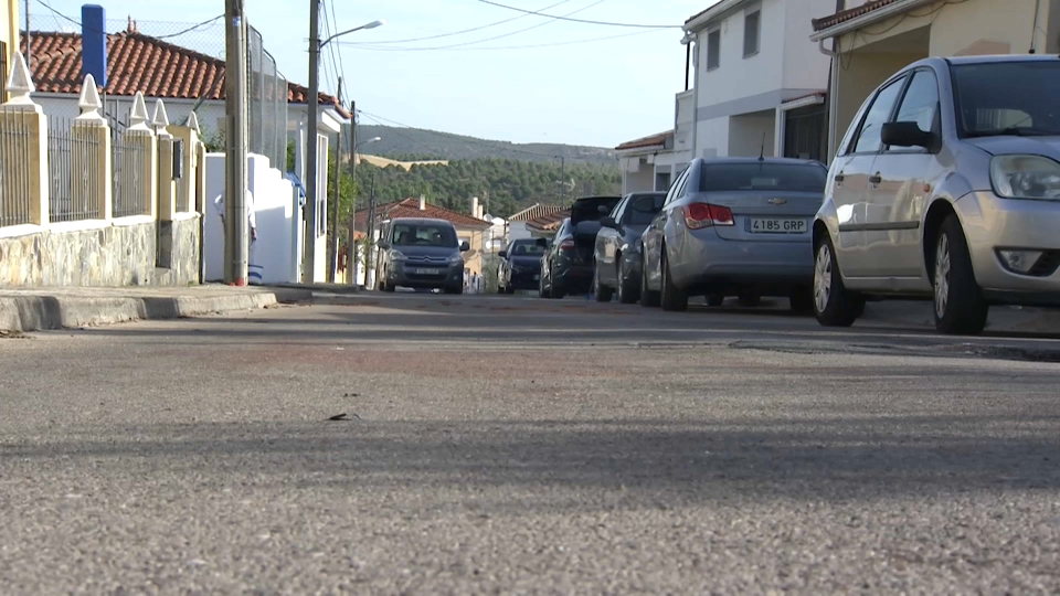 Calle de La Codosera en la que se produjo el atropello