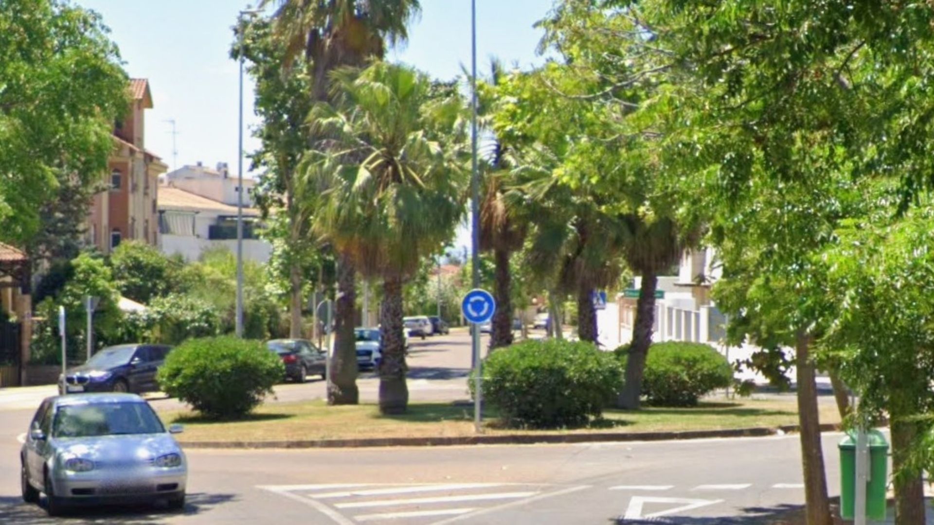 Rotonda del Parque de las Cañadas y la Avenida de las Vaguadas
