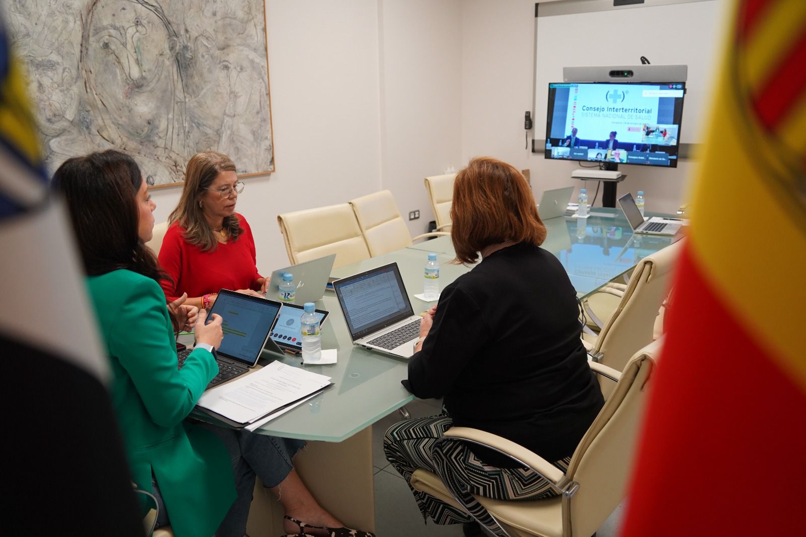 Sara García Espada ha estado presente en la reunión por videoconferencia