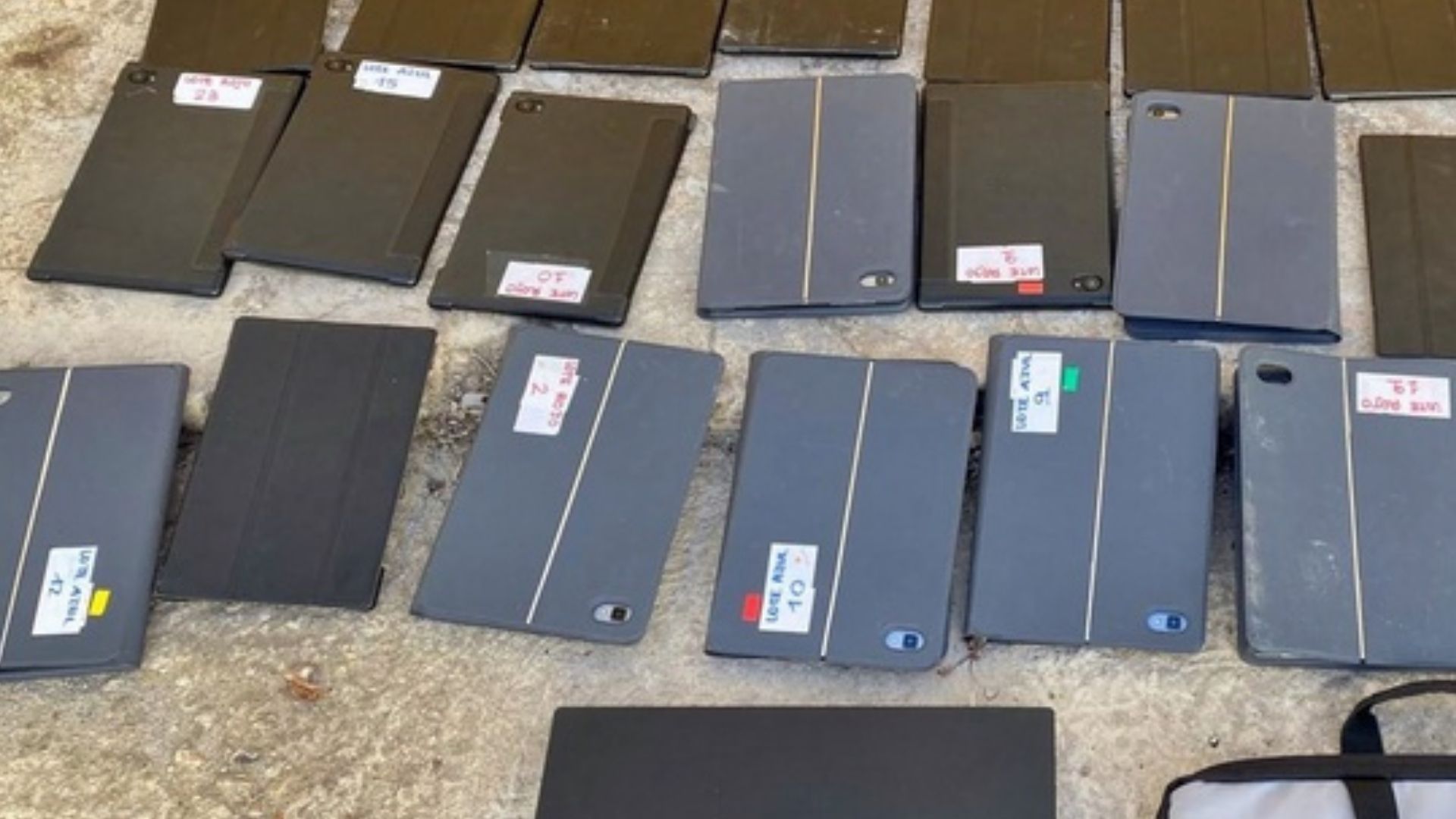 Tablets recuperadas en Hornachos