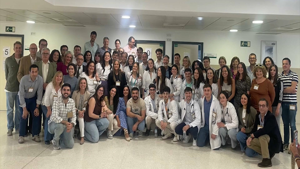 Alumnos y compañeros de Guillermo Fernández Vara en la Universidad de Extremadura