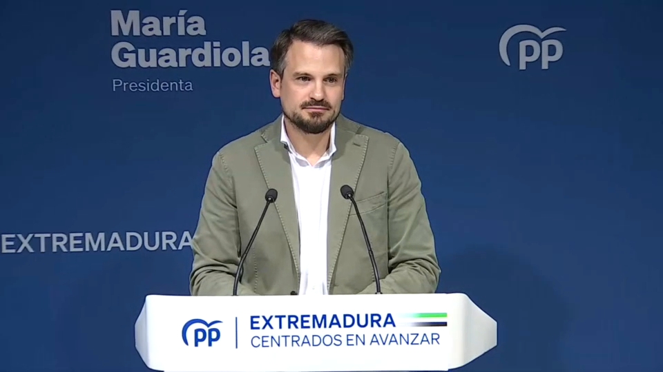 Abel Bautista, secretario general del PP de Extremadura