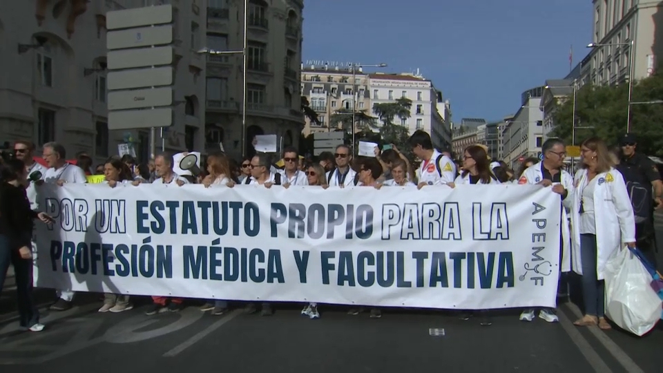 Jornada de huelga médica el pasado 3 de octubre de 2025