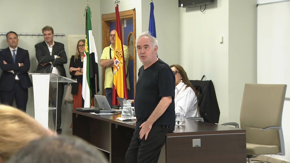 Ferrán Adrián en la inauguración del curso