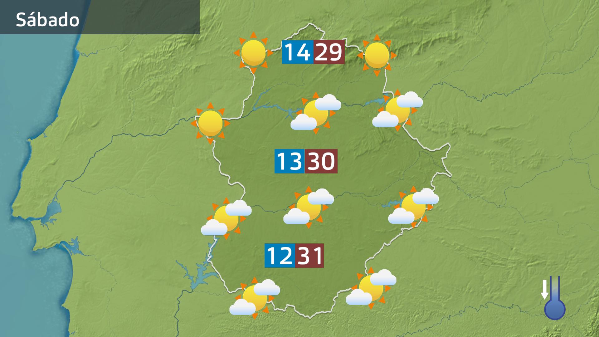 Mapa de previsión del 4 de octubre