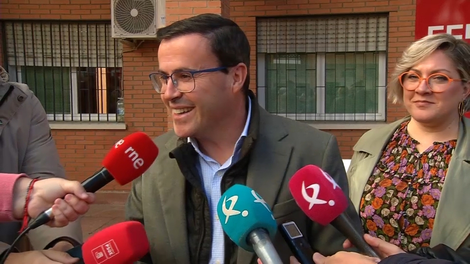Miguel Ángel Gallardo, secretario general del PSOE de Extremadura