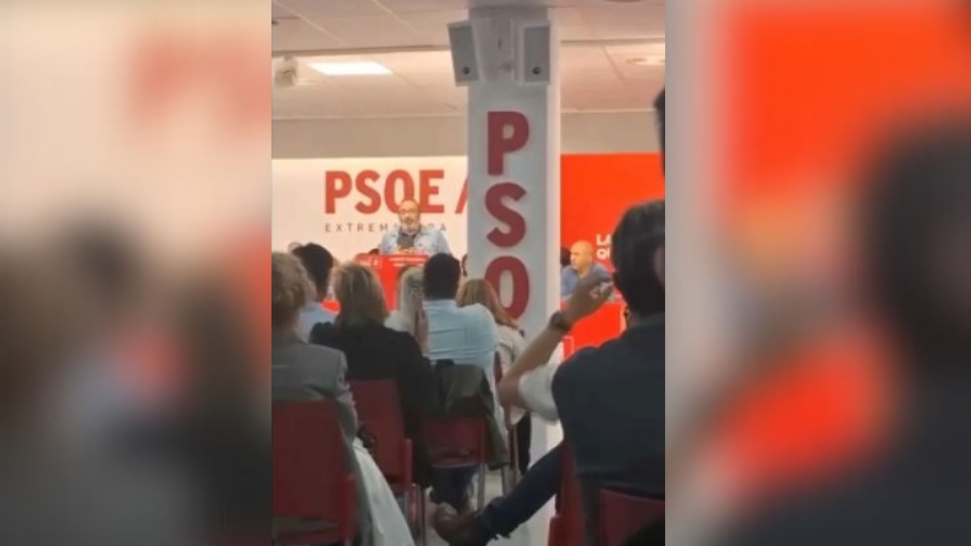 Miguel Ángel Morales, durante el Comité Extraordinario del PSOE extremeño