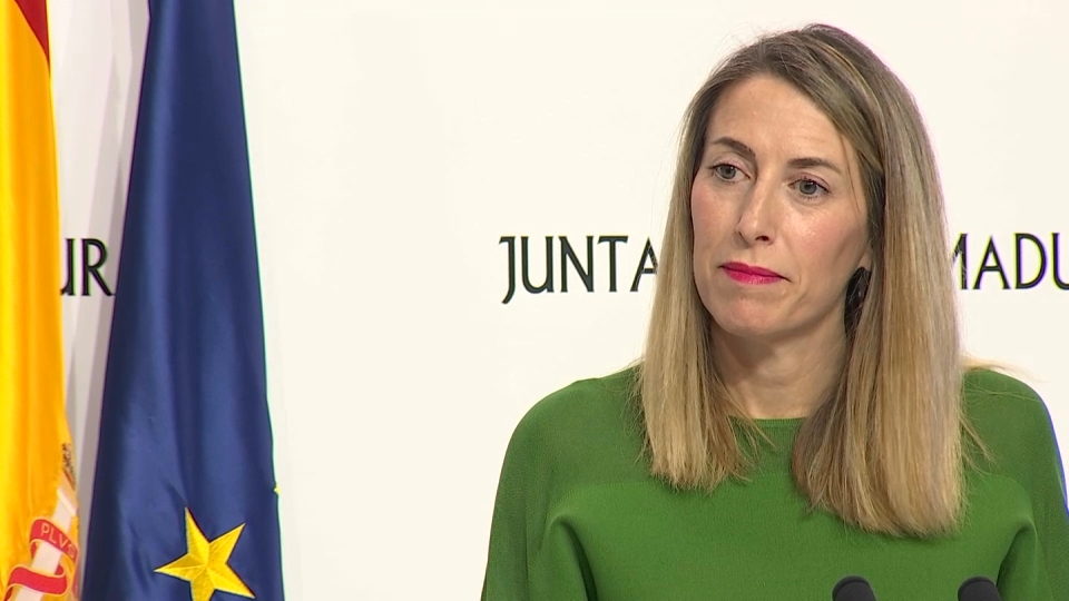 María Guardiola, presidenta de la Junta de Extremadura en funciones