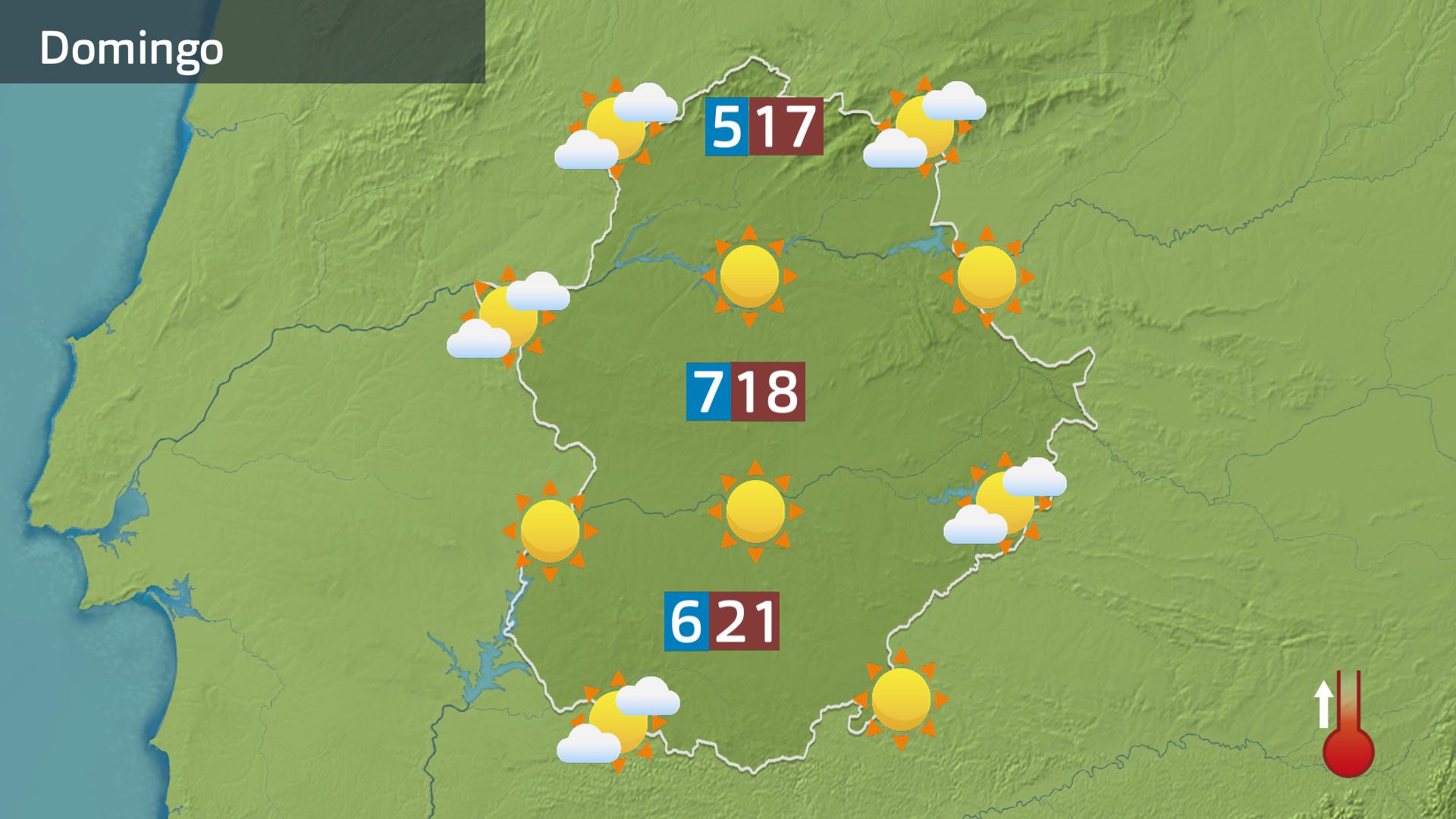 Mapa de previsión del 1 de marzo