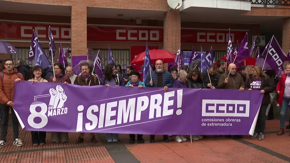 Comisiones Obreras en Extremadura reivindica el 8M