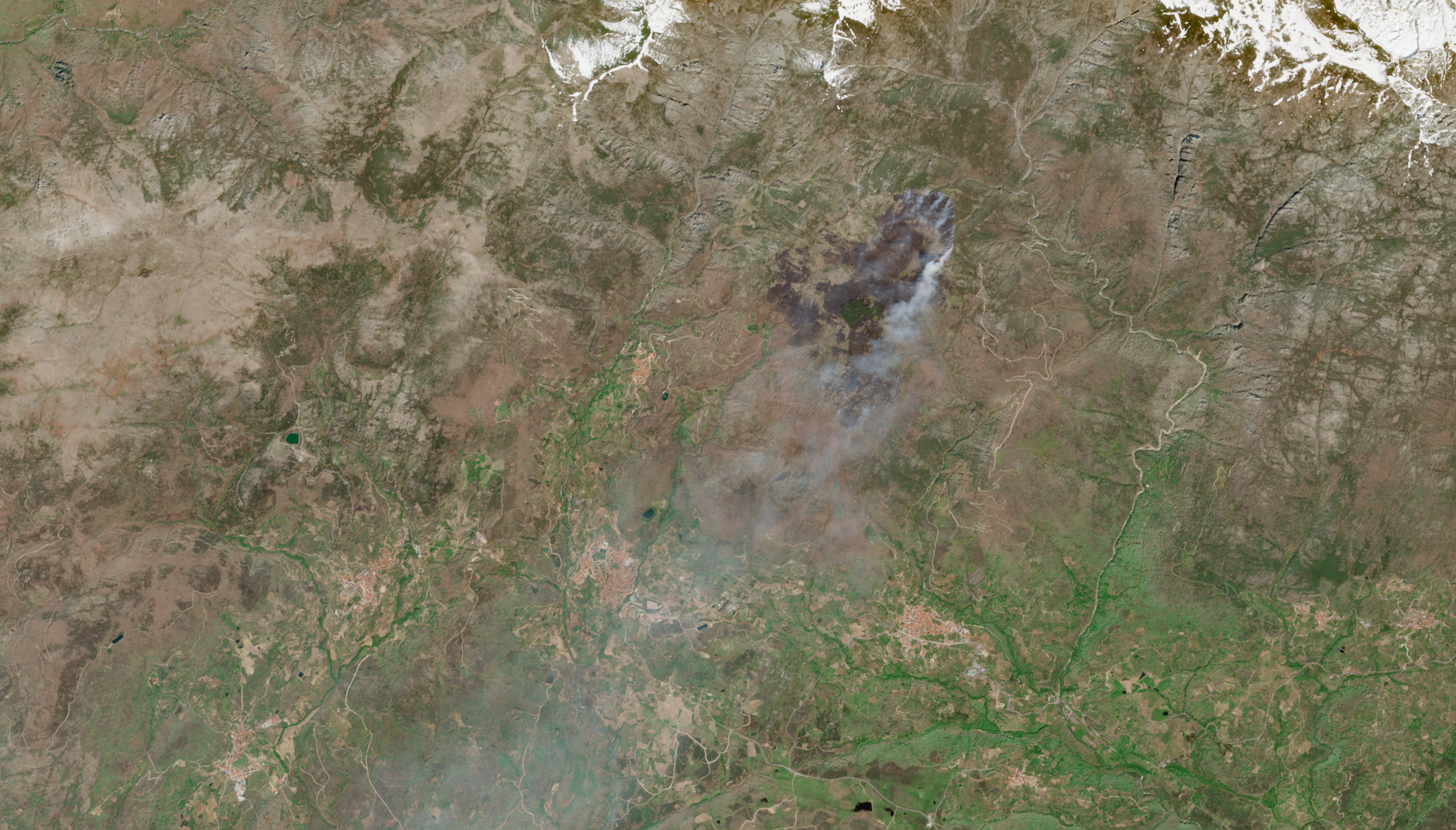 Incendio Losar de la Vera