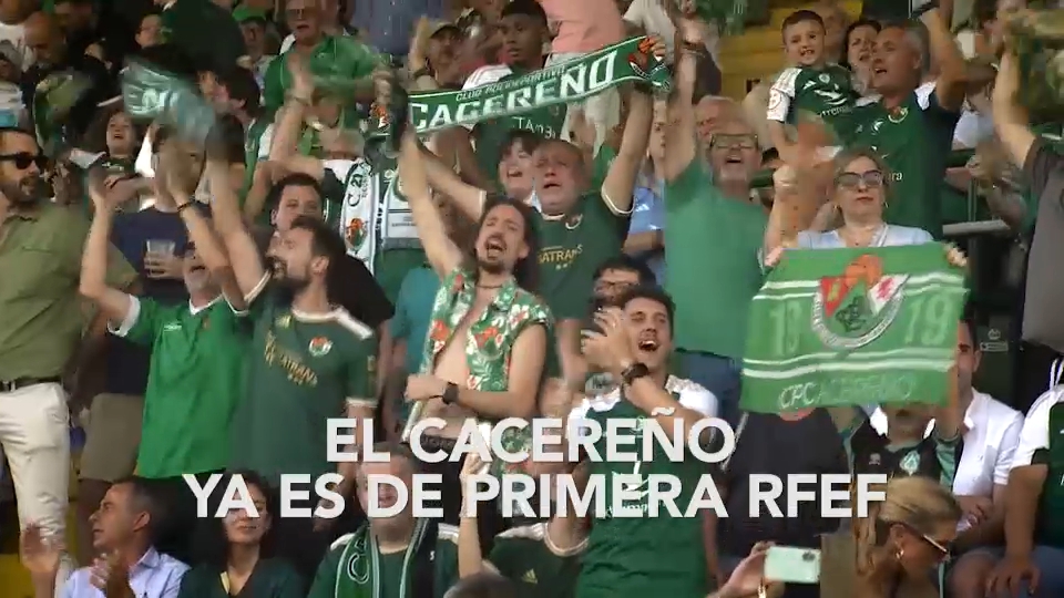 El Cacereño ya es equipo de Primera RFEF