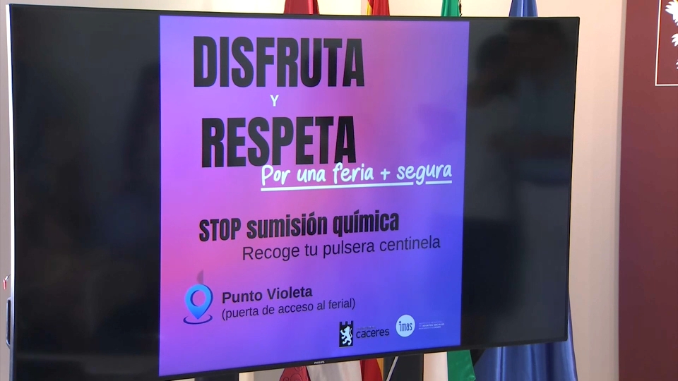 Cáceres repartirá en la Feria de San Fernando mil pulseras para detectar posibles casos de sumisión química