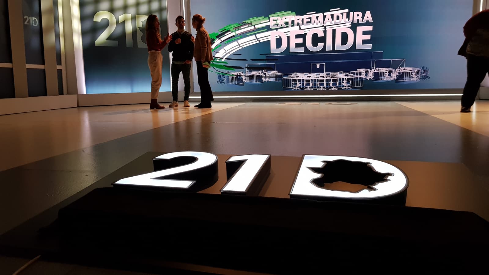 Plató. Programa Especial Extremadura Decide