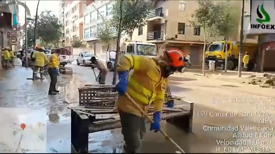 Trabajadores del Plan Infoex en Catarroja, Valencia