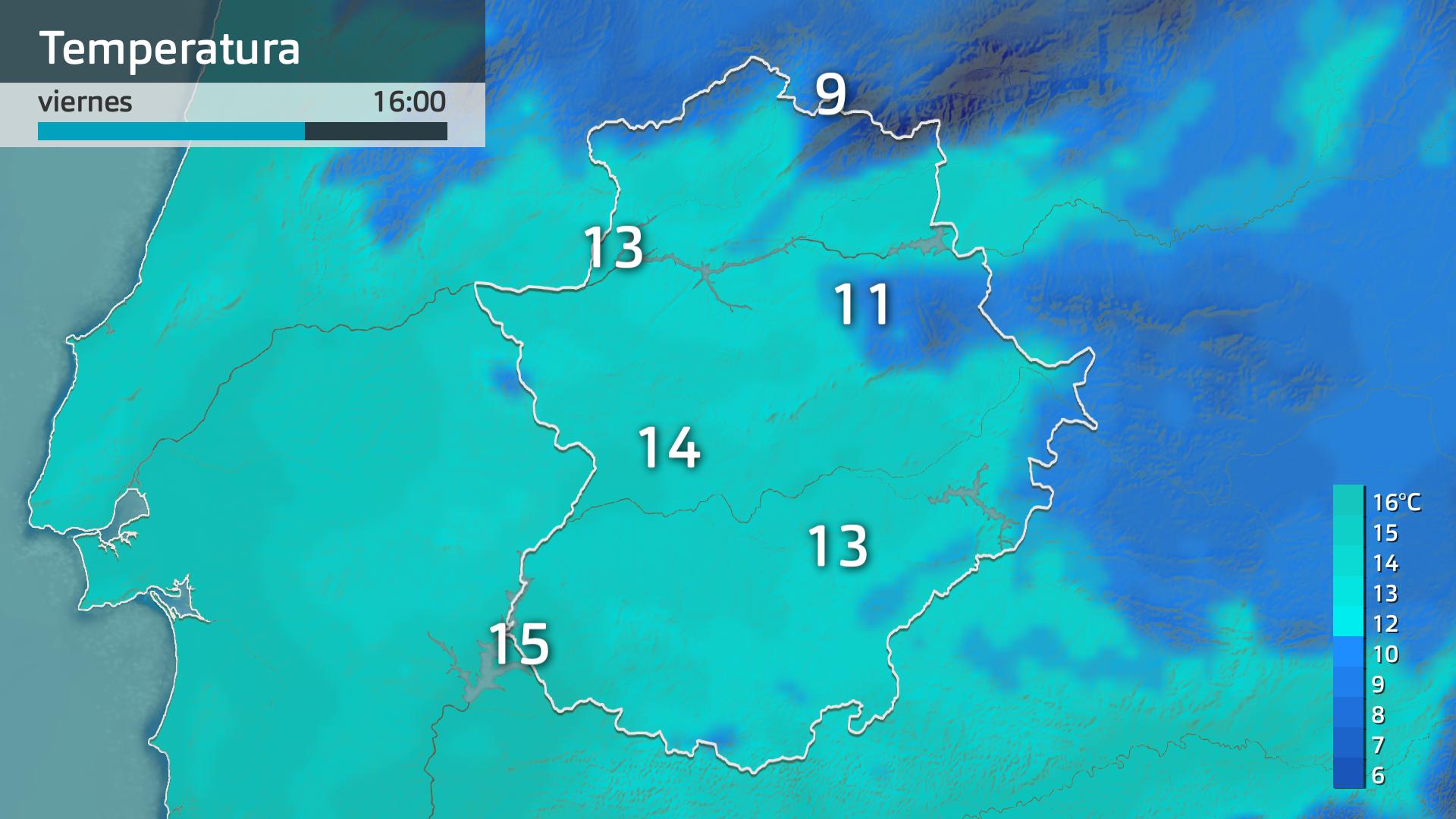 Temperatura máxima prevista