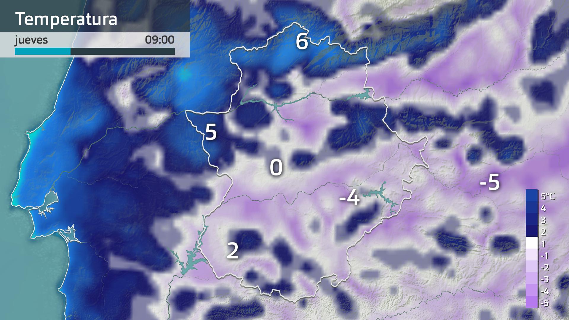 Temperatura mínima prevista