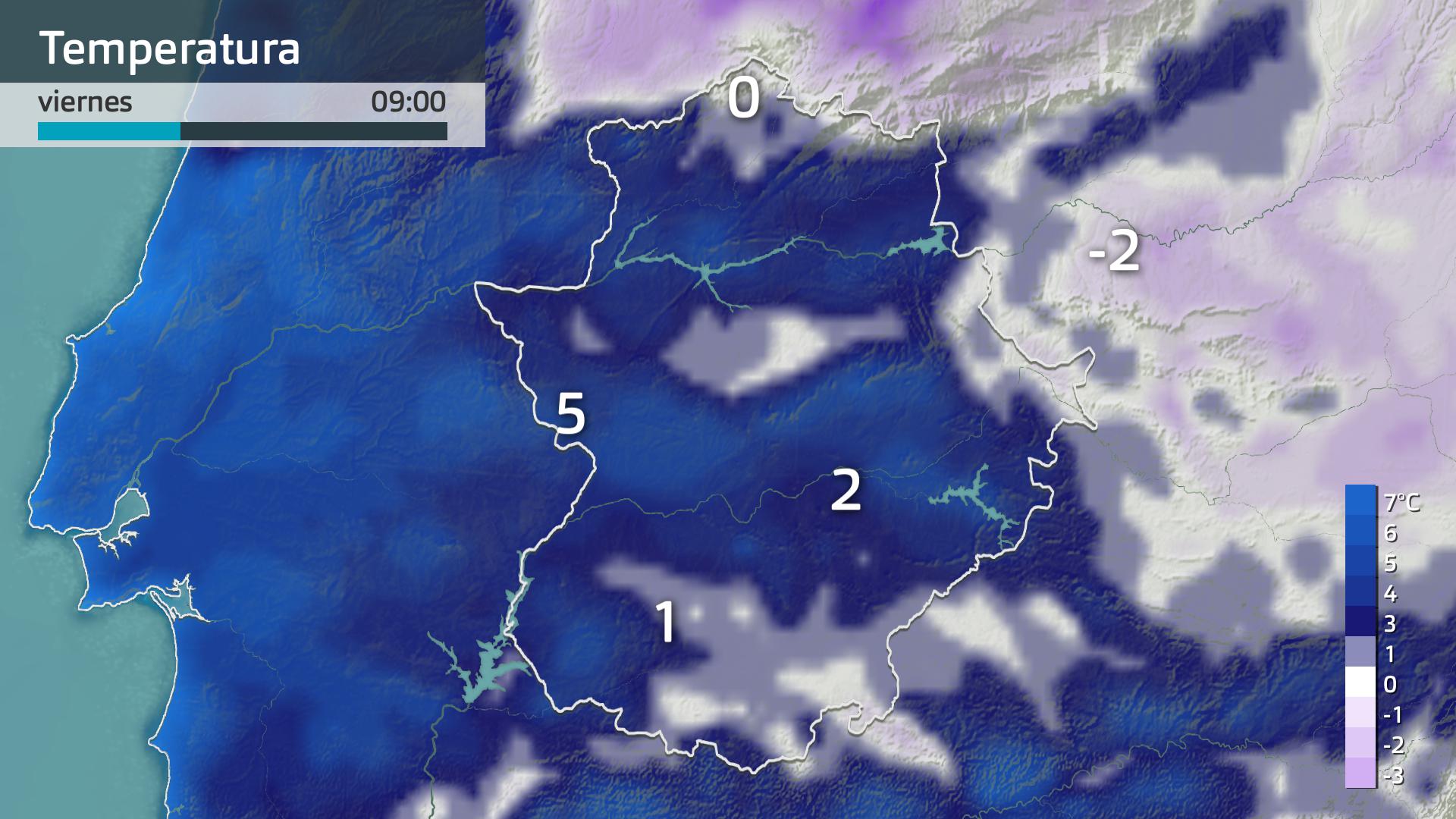 Temperatura mínima prevista