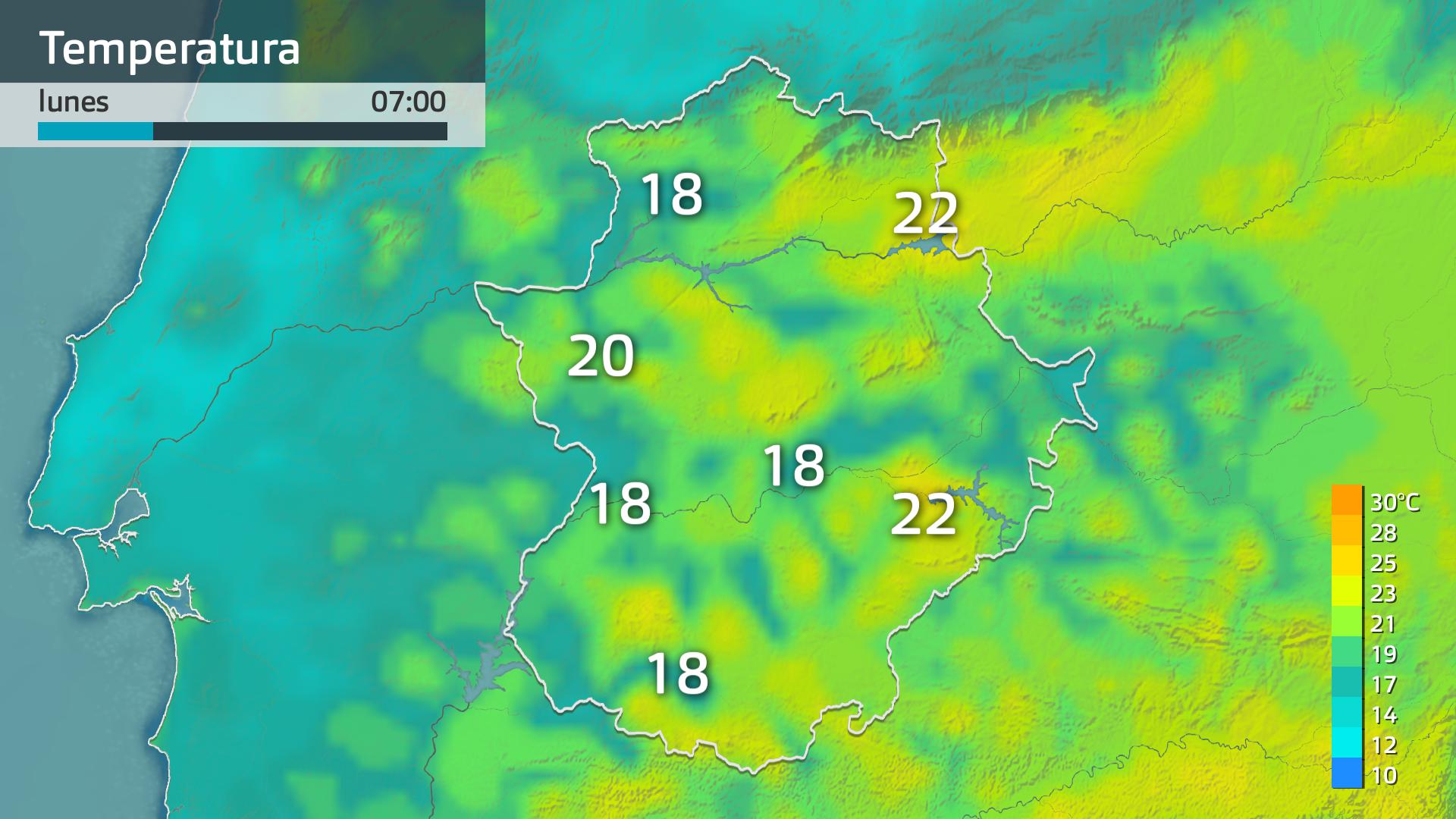 Temperatura mínima prevista