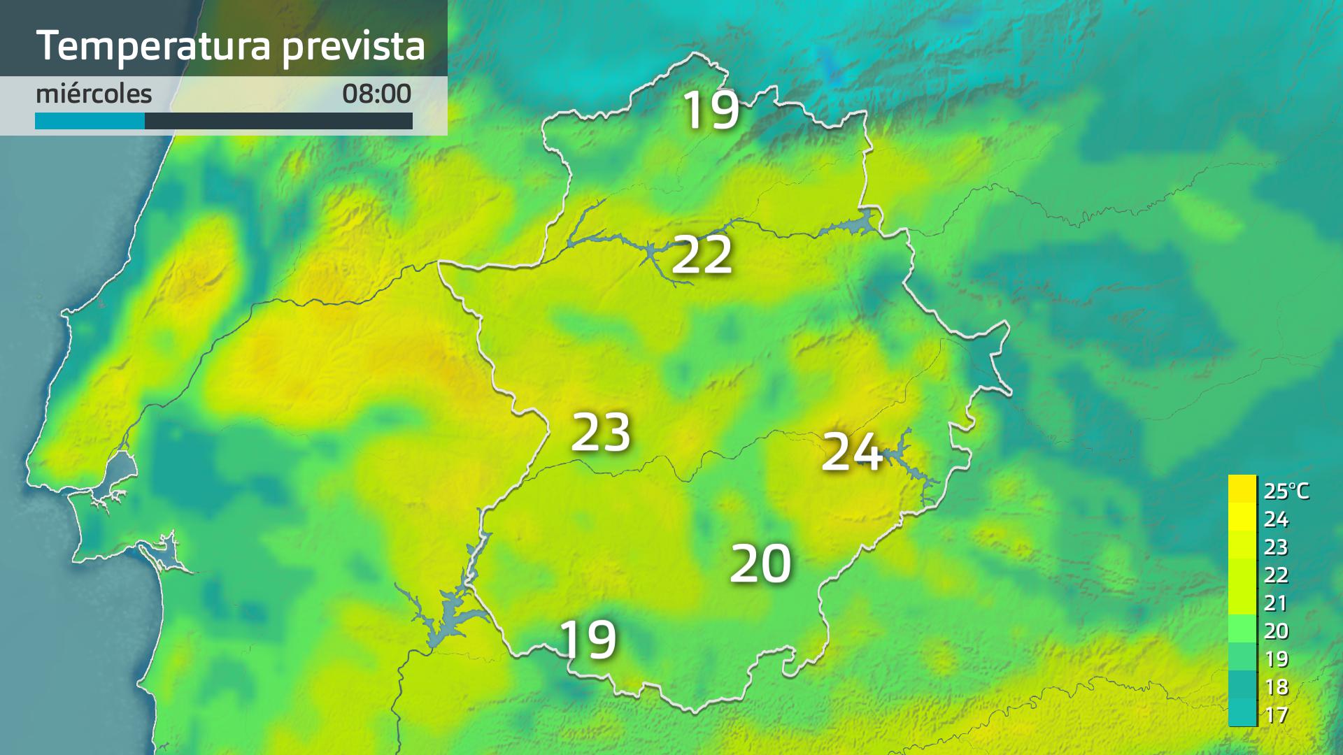 Temperatura mínima prevista