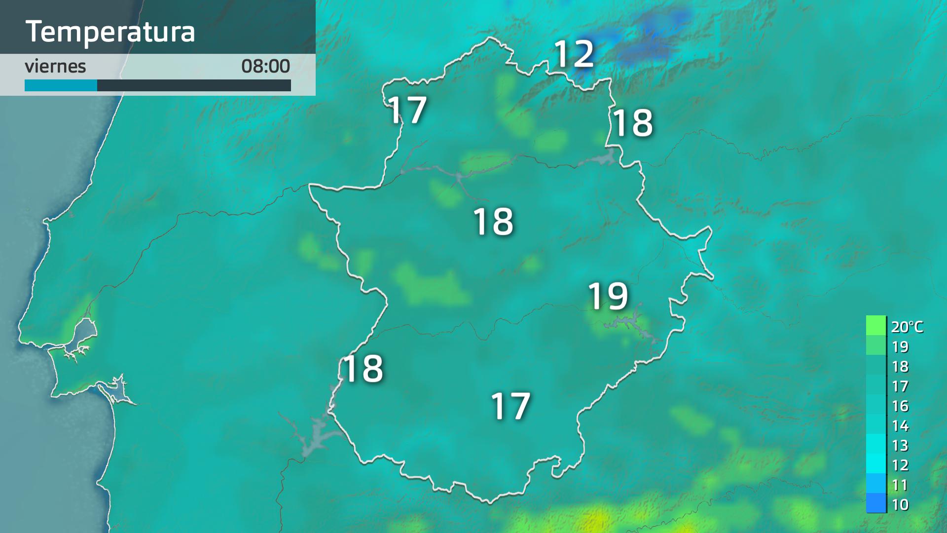 Temperatura mínima prevista
