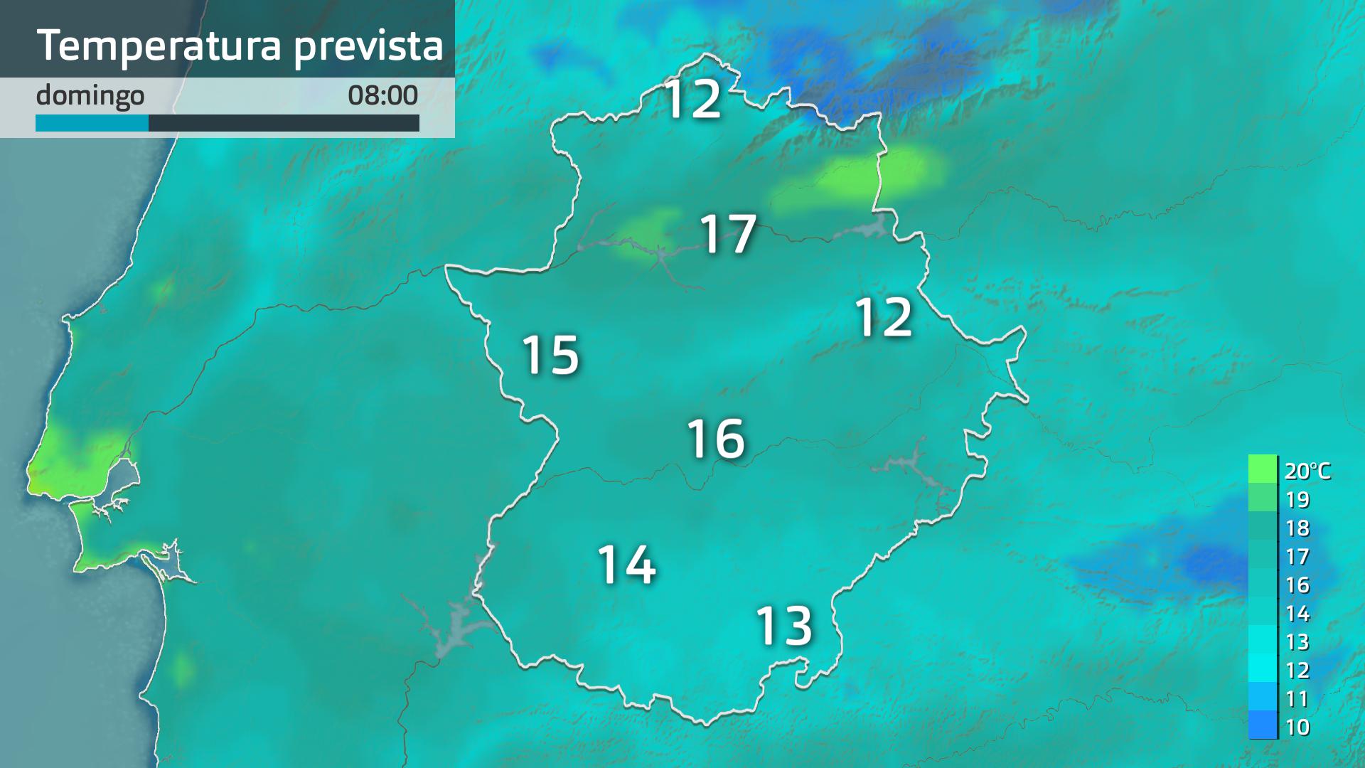 Temperatura mínima prevista