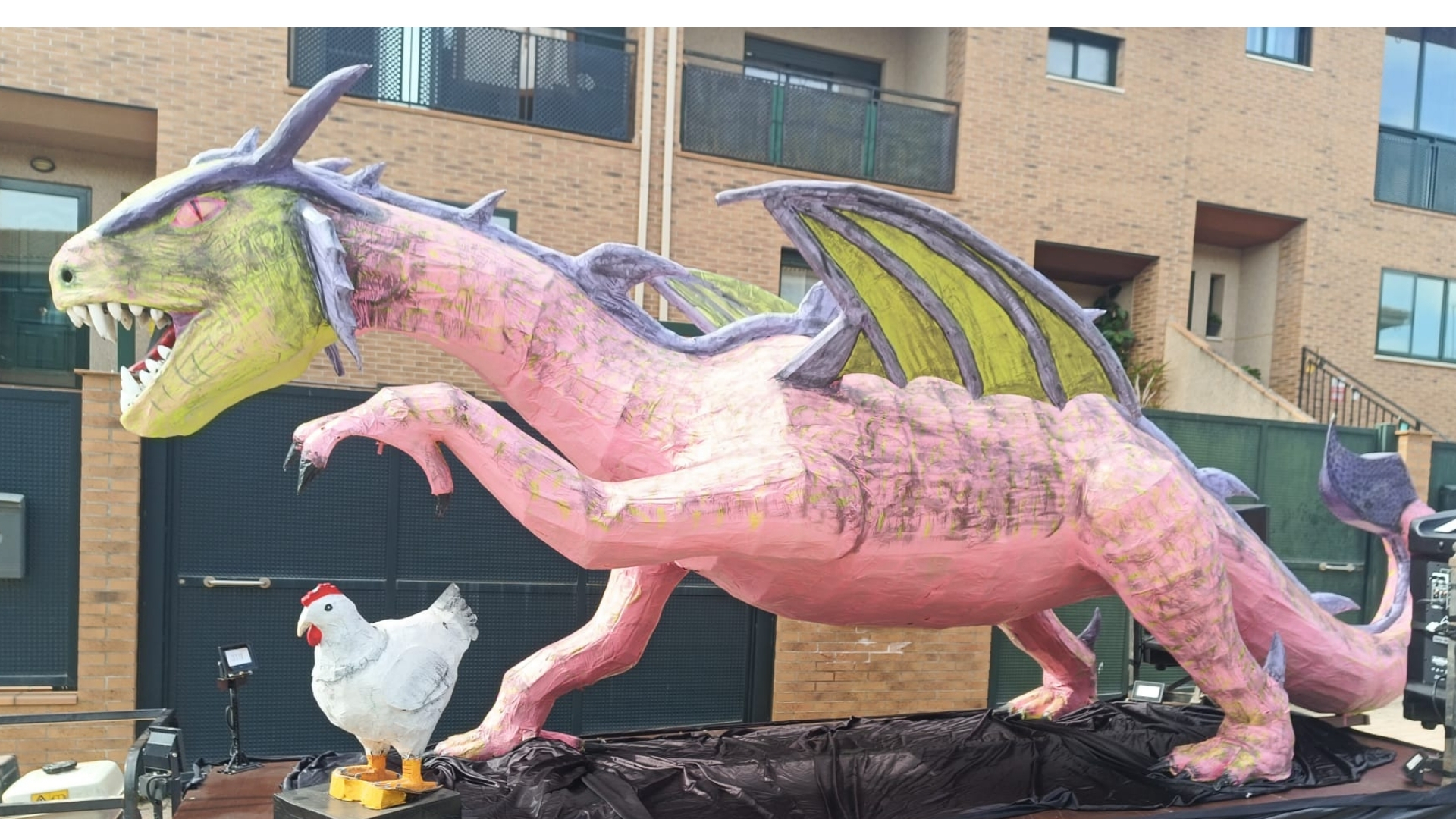 Dragón del CEIP Francisco de Aldana