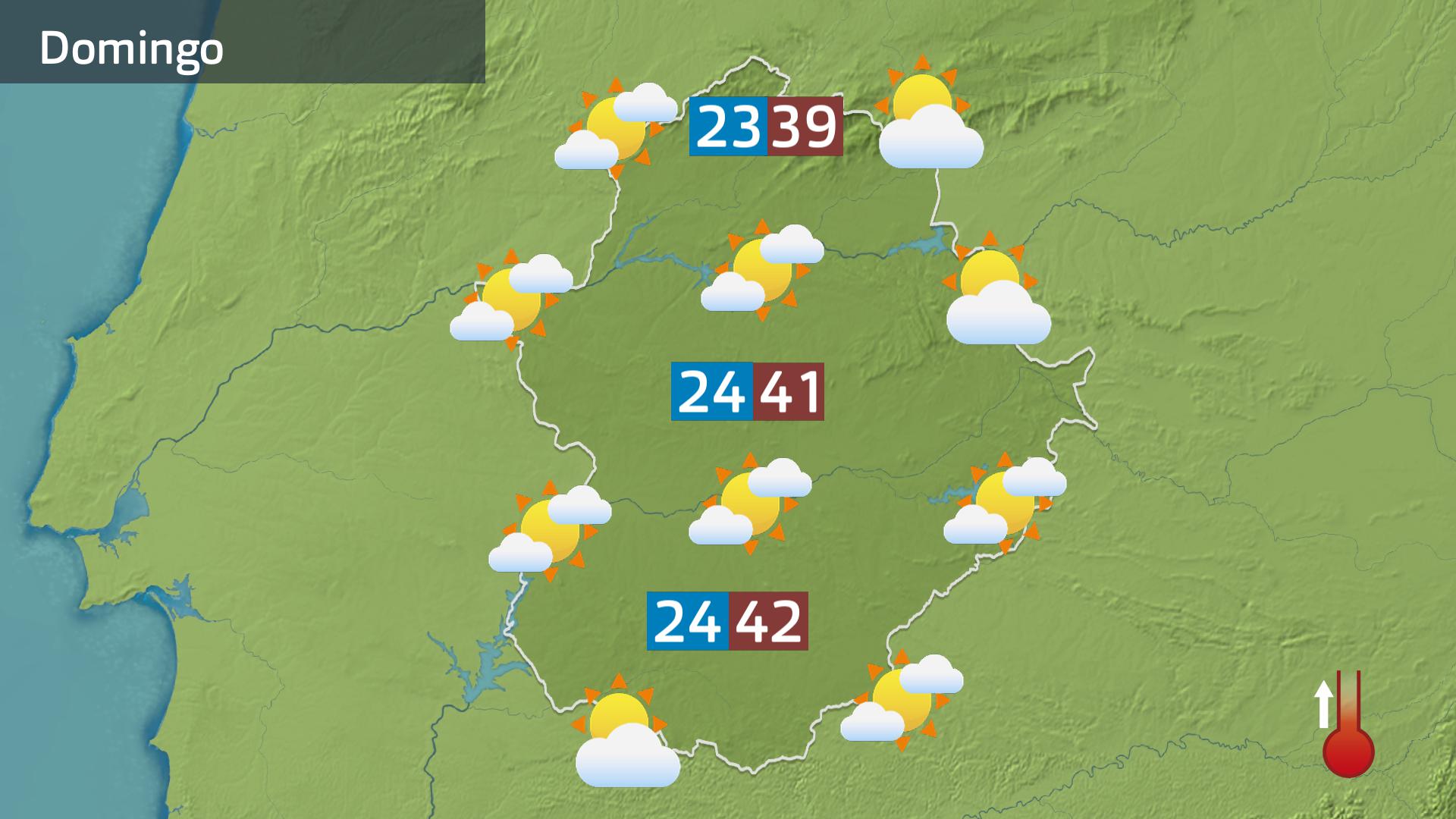mapa de previsión del domingo 29 de junio