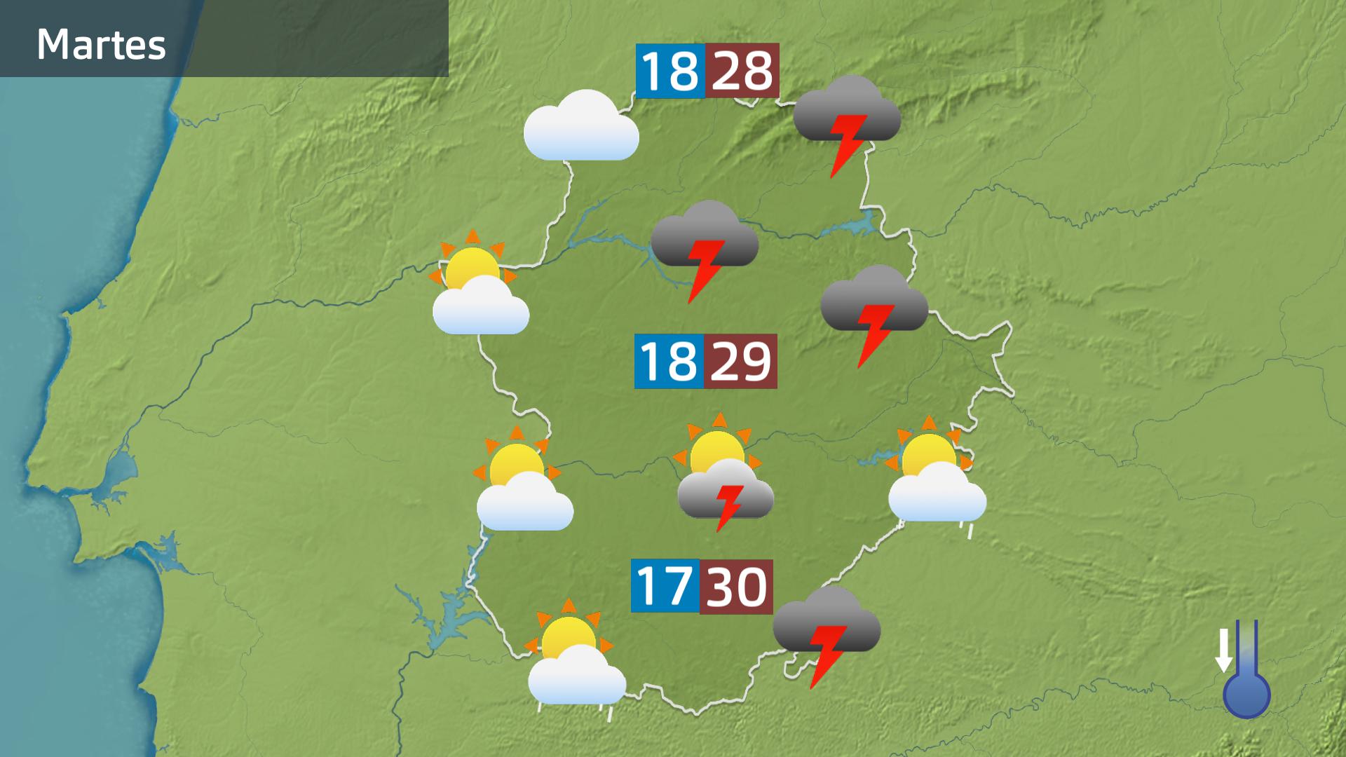 Previsión Extremadura