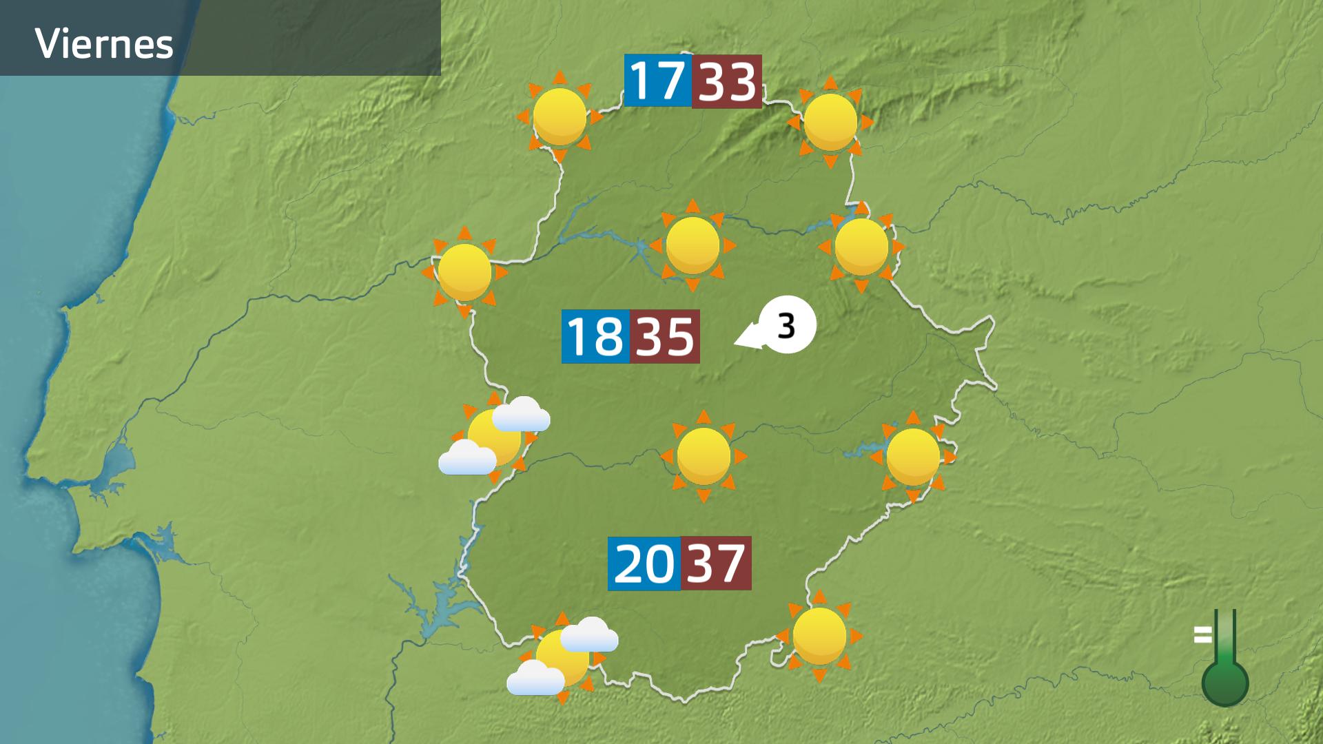 Previsión Extremadura